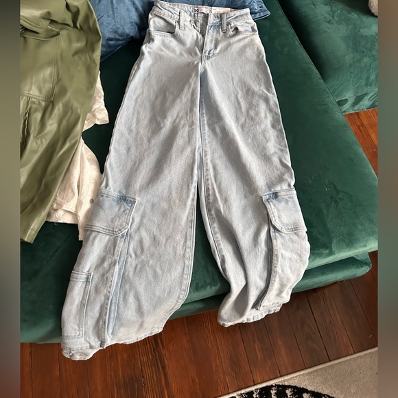 Wide leg cargo jeans - Picture 1 of 2